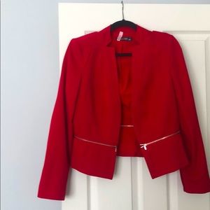 Red blazer